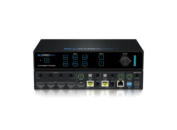 Blustream HMXL42ARC-KIT HDBaseT Matrix 4x2 HDBaseT™ CSC Matrix Kit - 70m 