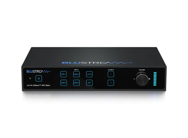 Blustream HMXL42ARC-KIT HDBaseT Matrix 4x2 HDBaseT™ CSC Matrix Kit - 70m 