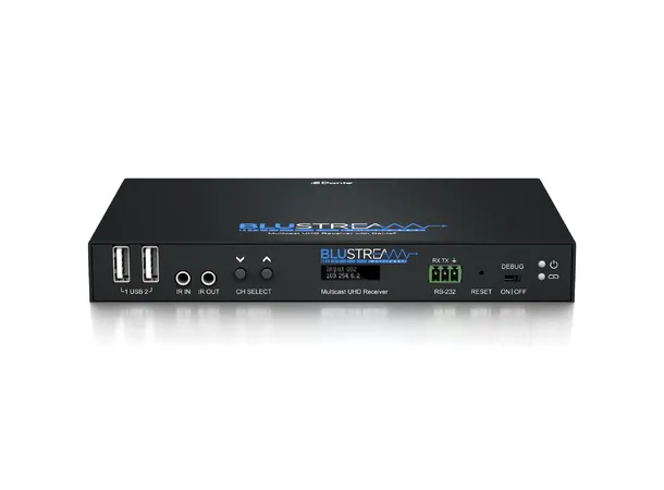 Blustream IP250UHD-RX IP Multicast Rx IP Multicast UHD Video Receiver 