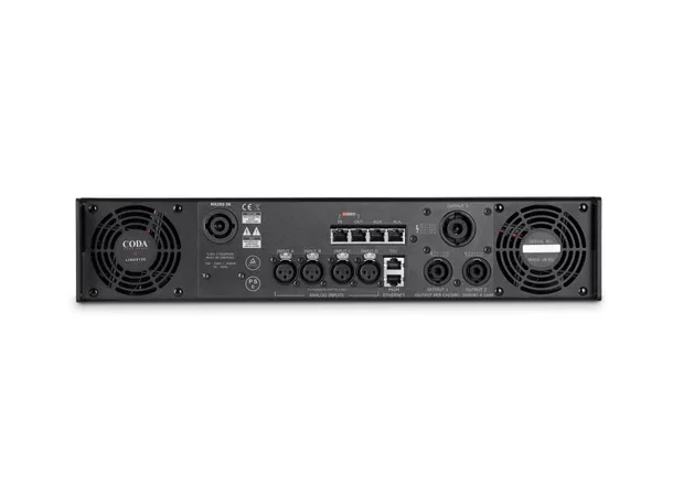 CODA Audio Linus12-C DSP amplifier 4x3000W, Class D-IP, 8 Linet 