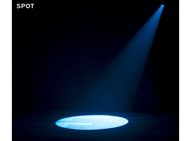 ADJ Focus Hybrid - 2° to 24° 200W, (7,500K) LED engine,  >70CRI 