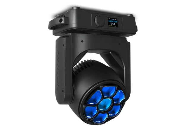 Ayrton ZONDA 3 Wash  CRI = 86 11 Kg, 7x40w, 4 - 56° Zoom, 5.200 Lumen 