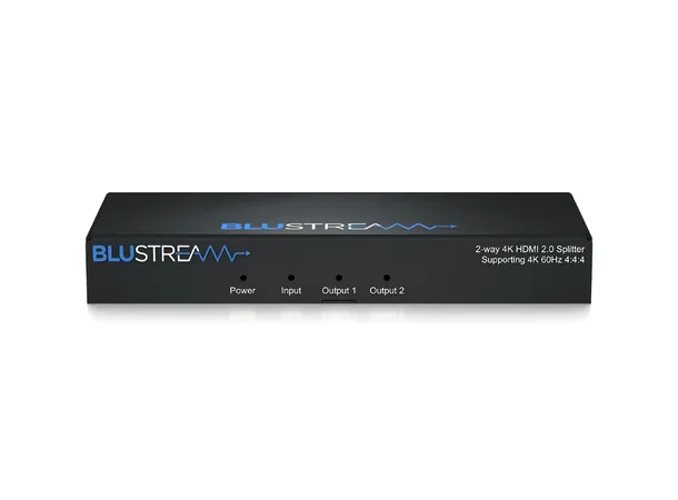 Blustream SP12AB-V2 2-Way HDMI Splitter 2-Way 4K HDMI Splitter, Audio Breakout 
