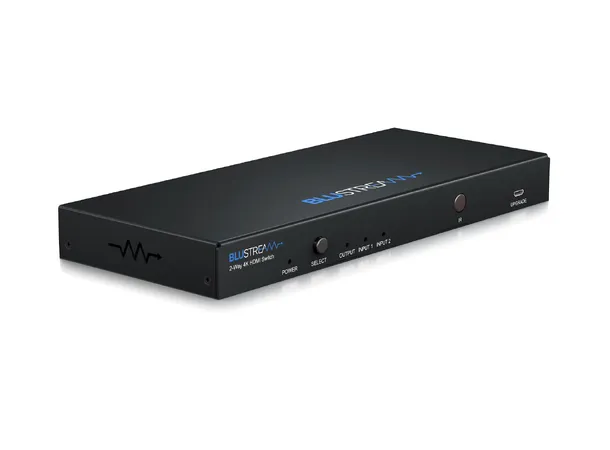 Blustream SW21AB-V2 Switcher HDMI-switch med integrert lyduttak. 