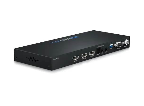 Blustream SW21AB-V2 Switcher HDMI-switch med integrert lyduttak. 