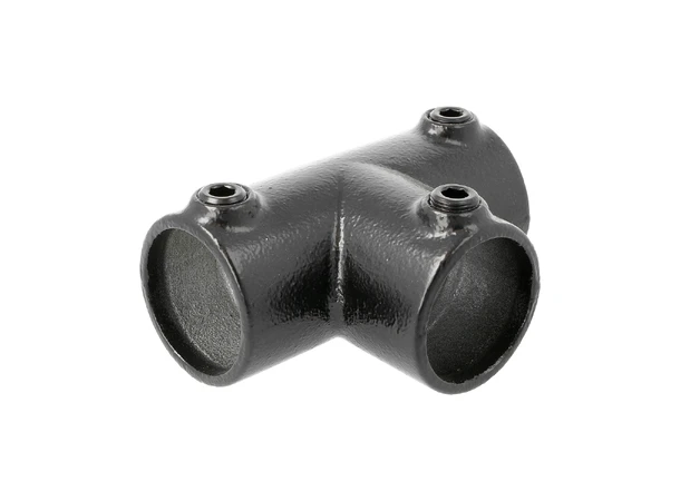 Doughty T1040001 Pipe Clamp Long Tee Pipe Clamp Long Tee (Black) 