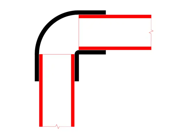 Doughty T12500 Elbow 90 Deg. PIPECLAMP ELBOW 90 deg. 