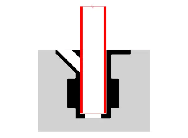 Doughty T13400 Ground Socket PIPECLAMP GROUND SOCKET 