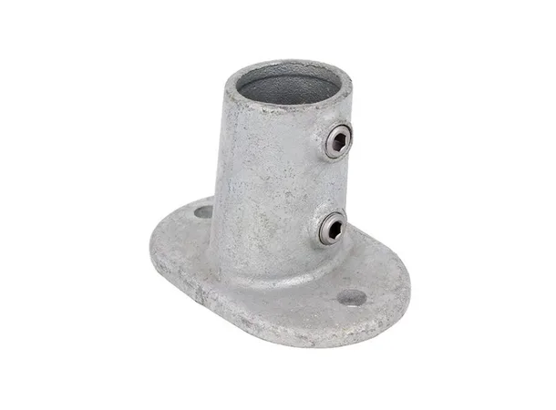 Doughty T17622 Ang.Rail. Base Fla. PIPECLAMP ANG.RAIL. BASE FLA.E 4-10 deg. 