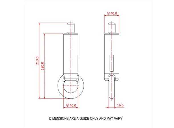 Doughty T37686 Reutlinger 80Sv Ii + Ring 80Sv Ii + Ring  6Mm-190Kg 8Mm-330Kg 