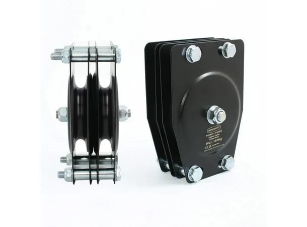 Doughty T42837 Pulley (Double Sheave) 100Mm St. Pulley (Double Sheave) (Rope) 