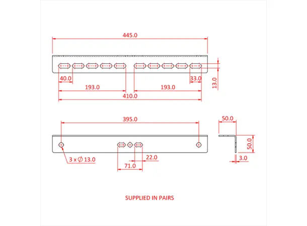 Doughty T42886 Multibeam/Gird. (G) Multibeam/Girder (G) Ang. Bra. 150-300Mm 