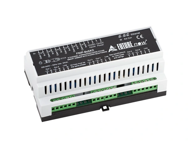 P5 Future Now 6 Channel Ethernet Smart Dimmer with Energy Metering 