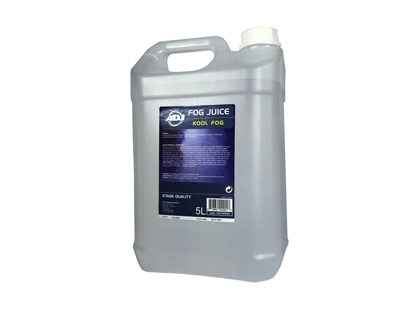 ADJ Kool Fog 5l Stays low longer than standard fog juice 