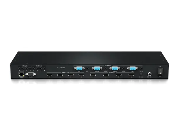 Blustream MX44VW HDMI / VGA Matrix 4x4 4K Seamless Switching 