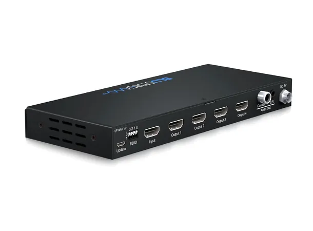 Blustream SP14AB-V2 4-Way HDMI Splitter 4-Way 4K HDMI 2.0 HDCP 2.2 Splitter 