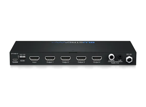 Blustream SP14AB-V2 4-Way HDMI Splitter 4-Way 4K HDMI 2.0 HDCP 2.2 Splitter 
