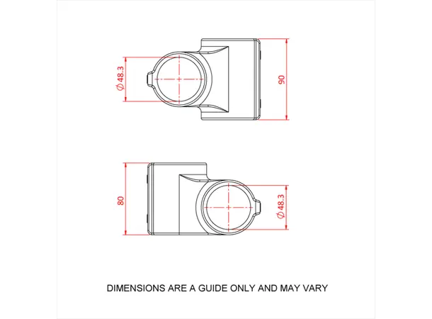 Doughty T194010 Long 90 Deg. Crossover LONG 90 deg. CROSSOVER 