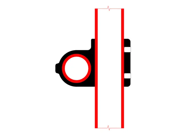 Doughty T194010 Long 90 Deg. Crossover LONG 90 deg. CROSSOVER 