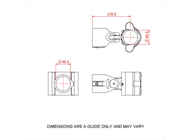 Doughty T194017S Modular Swivel Elbow MODULAR SWIVEL ELBOW/TEE 