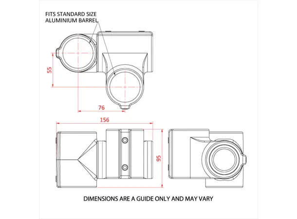 Doughty T194030 Adjustable Crossover ADJUSTABLE CROSSOVER 
