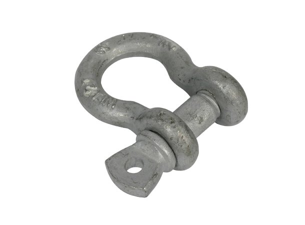 Doughty T39200 Bow Shackle 8Mm Bow Shackle 8Mm (Silver Pin) WLL 500 Kg 