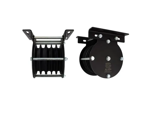 Doughty T42943 Pulley (Triple Sheave) 150Mm H/D Pulley (Triple Sheave) (Rope) 