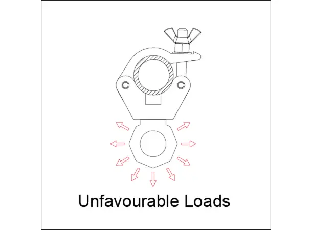 Doughty T57204 Hang. Cl. With Pink Eye Hanging Clamp With Pink Eye (750 Kg) B. 