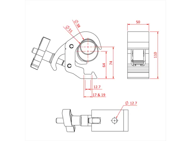 Doughty T58200 Quick Trigger Clamp Basic Quick Trigger Clamp Basic 