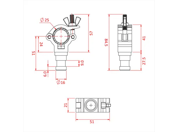 Doughty T58892 Atom Snapper Atom "Snapper" (To Suit 1") 