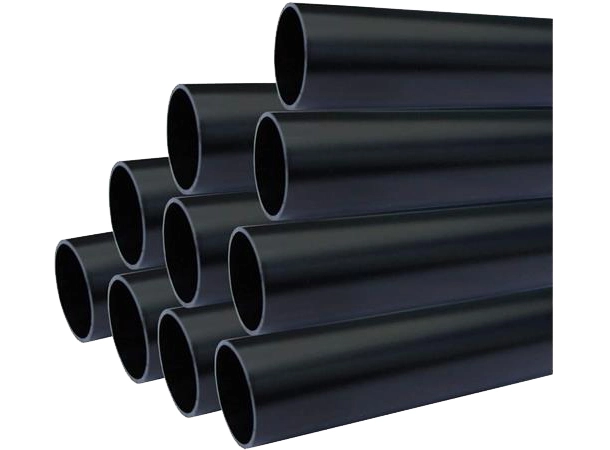 Sort aluminiumsrør 48x4 1m 4,5mm gods 100cm Legering 6082 T6 