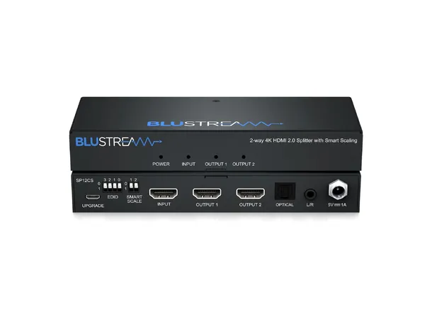 Blustream SP12CS 2-Way Splitter 2-Way 4K HDMI 2.0 HDCP 2.2 Splitter 