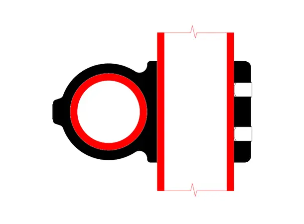 Doughty T194012 Short 90 Deg. Crossover SHORT 90 deg. CROSSOVER 