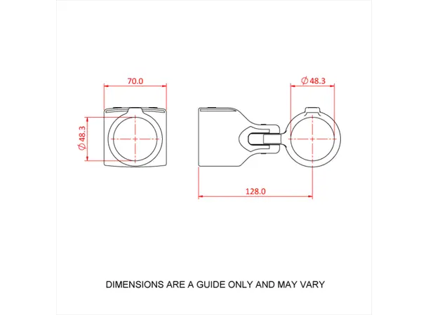Doughty T194017ADJ Swivel Elbow SWIVEL ELBOW/TEE COMBINATION 