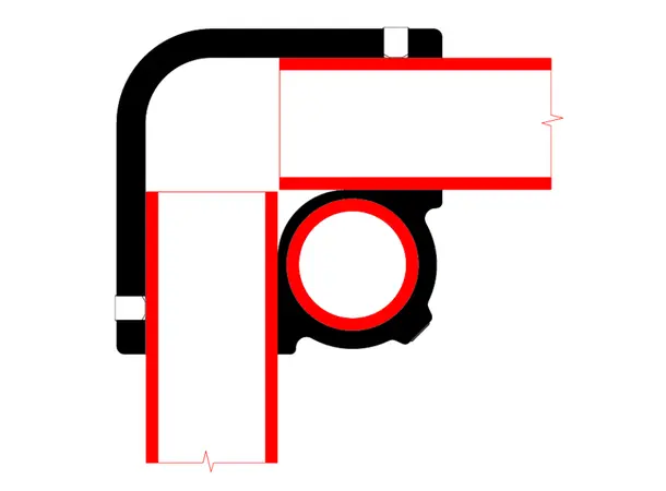 Doughty T194020 Outside Corner OUTSIDE CORNER 