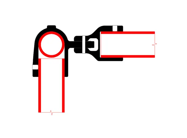 Doughty T194025 Swivel Side Outlet Comb. SWIVEL SIDE OUTLET COMBINATION 