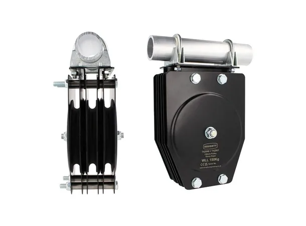Doughty T42848 Pulley (Triple Sheave) 150Mm St. Pulley (Triple Sheave) (Rope) 
