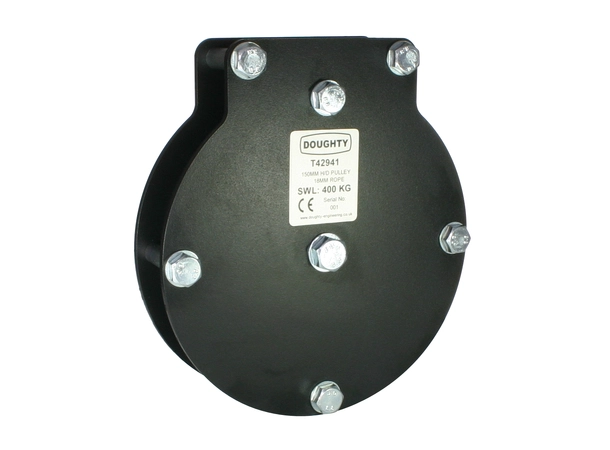 Doughty T42941 Pulley (Single Sheave) 150Mm H/D Pulley (Single Sheave) (Rope) 