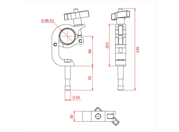 Doughty T58866 Trig. Beamer Trigger Beamer ( With 16Mm Lighting Pin) 