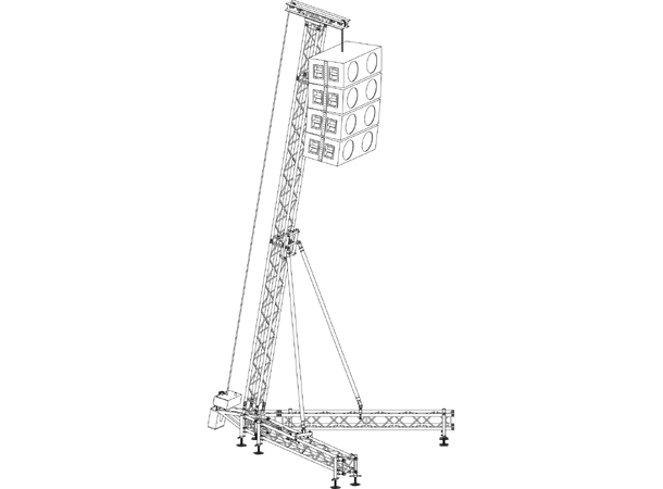 Prolyte Rigging Tower 7M, 800 Kg Special Parts only - 1 tårn 