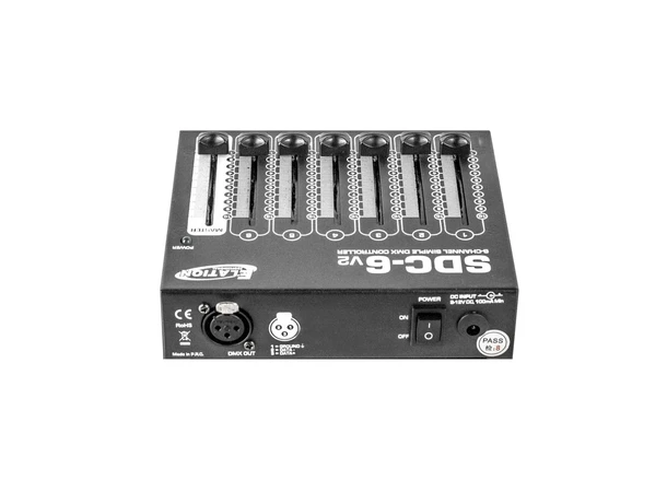 ADJ SDC-6 Faderdesk V2 black 6 Direct Channel Access Faders 