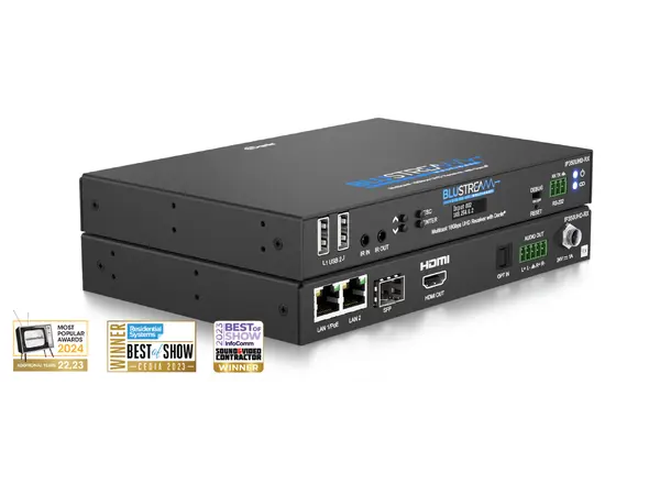 Blustream IP350UHD-RX Multicast UHD Rx Dante, IP Multicast UHD Video Receiver 