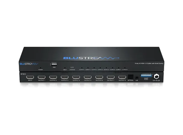 Blustream SP18CS 8-Way Splitter 8-Way 4K HDMI 2.0 HDCP 2.2 Splitter 