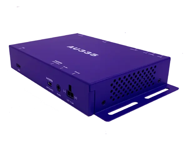 BrightSign AU335 Audio only Player 24-bit audio including Dolby Atmos ™ 