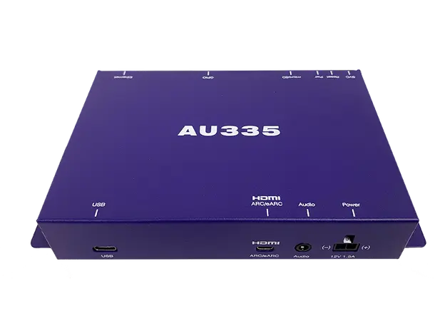 BrightSign AU335 Audio only Player 24-bit audio including Dolby Atmos ™ 