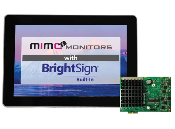 Mimo Vue 10.1" with BrightSign Built-In Capacitive Touch Display 