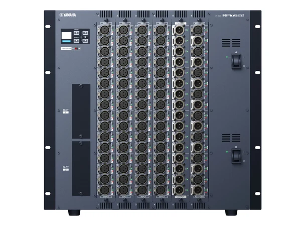Yamaha Large I/O frame 6  RY card slots. 2 HY card slots. 