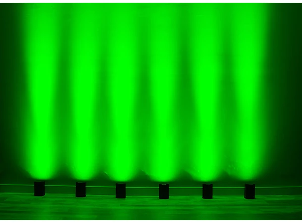 ADJ Mirage Q6 Pak Black Flight case with charging solution 