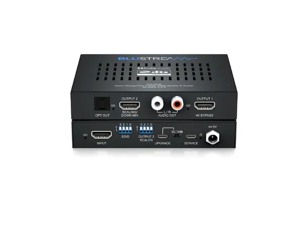 Blustream HD12DB Down Mixing DAC Down Mixing 2-Way HDMI Splitter & Scaler 