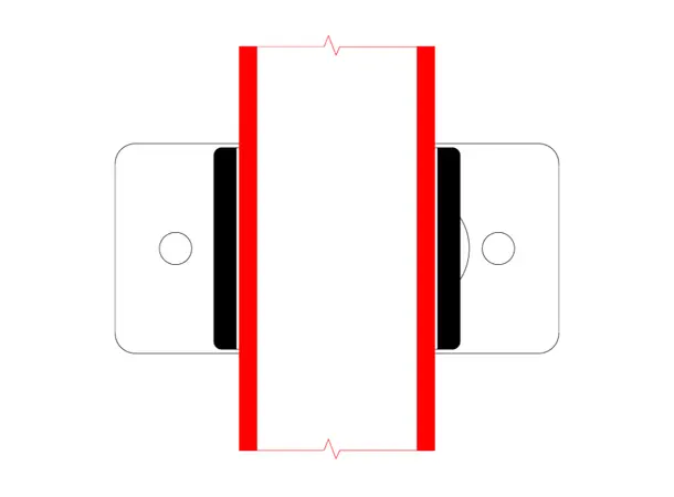 Doughty T14300 Handrail Bracket PIPECLAMP HANDRAIL BRACKET 